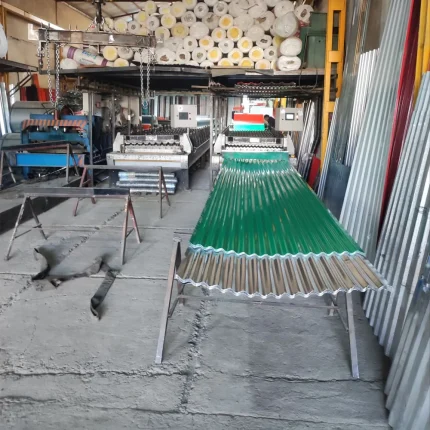 ورق شیروانی کرکره سبز