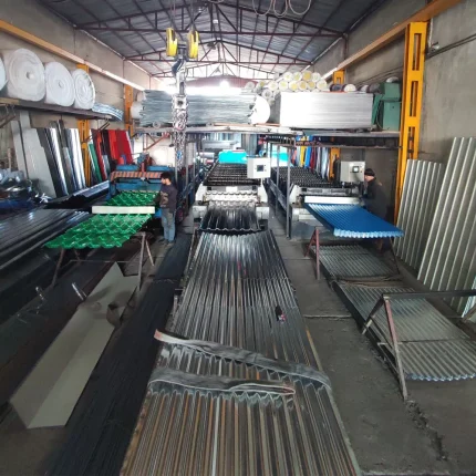 انواع ورق شیروانی کرکره و ذوزنقه و طرح سفال